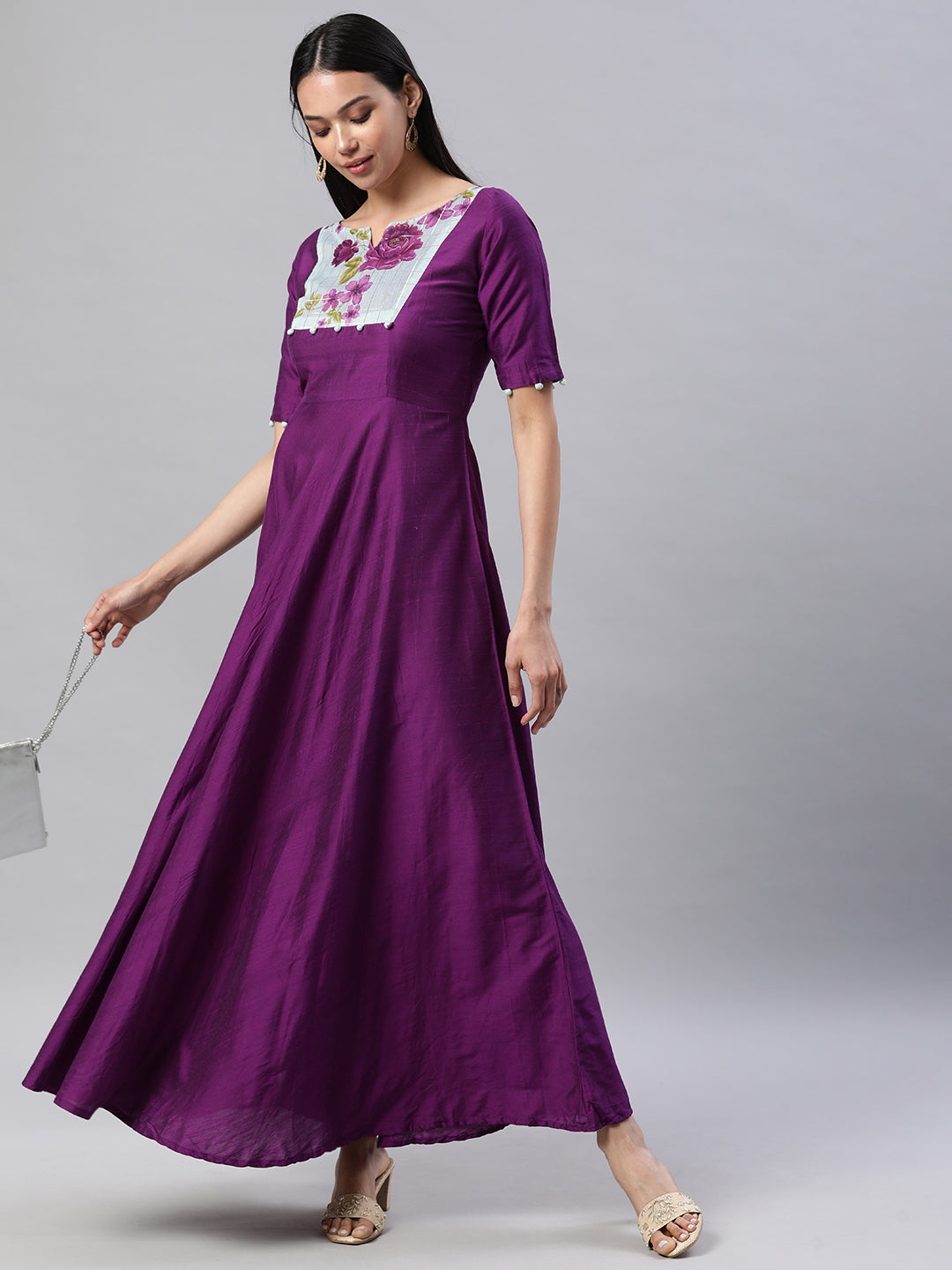 Ethnic Print Maxi Wrap Dress - ChicBohoStyle – Chic Boho Style