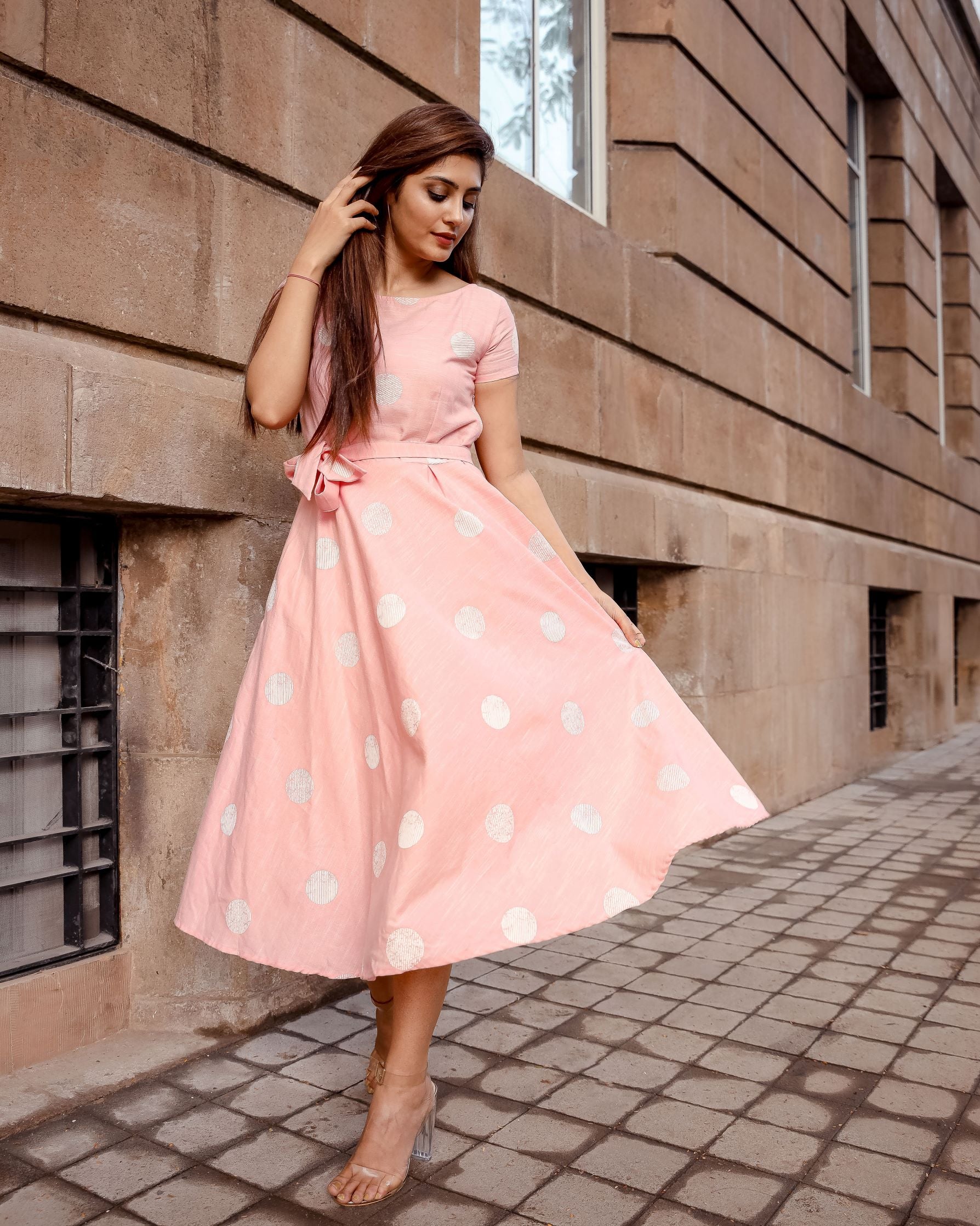 Latisha Tulle Midi - Cute Chic Backless Tulle Formal Blush Pink Dress –  Runway Goddess