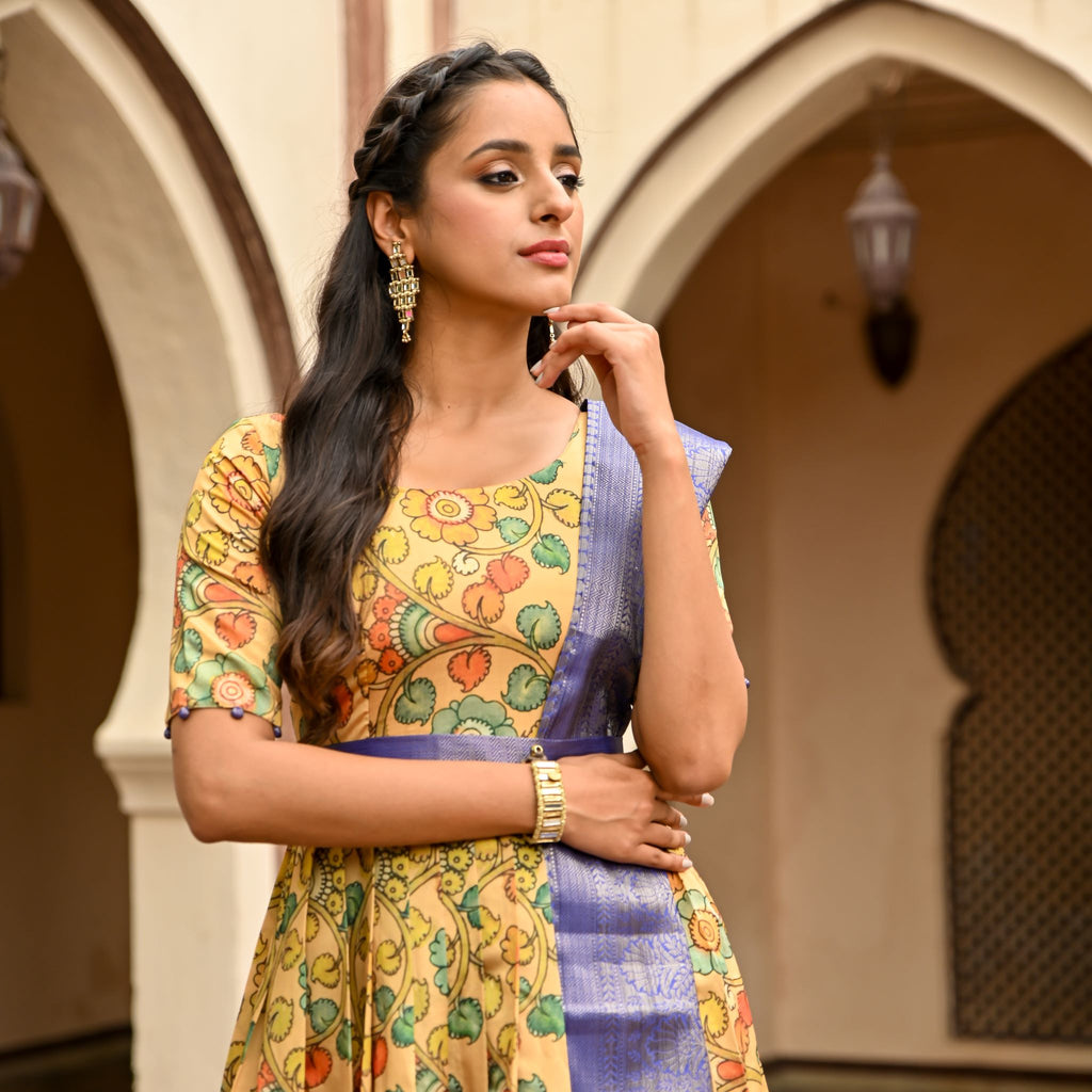 Swara Yellow Anarkali